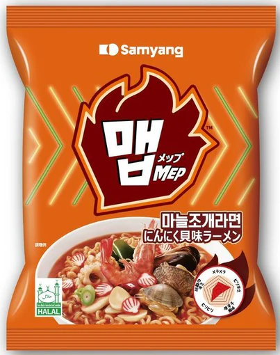 三養 ﾒｯﾌﾟ にんにく貝味ﾗｰﾒﾝ 110g