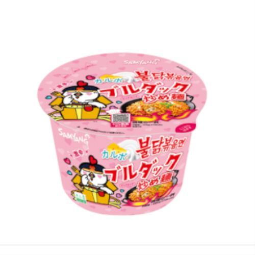 三養 <ｶﾙﾎﾞ> ﾌﾞﾙﾀﾞｯｸ炒め麺ｶｯﾌﾟ(日) 105g